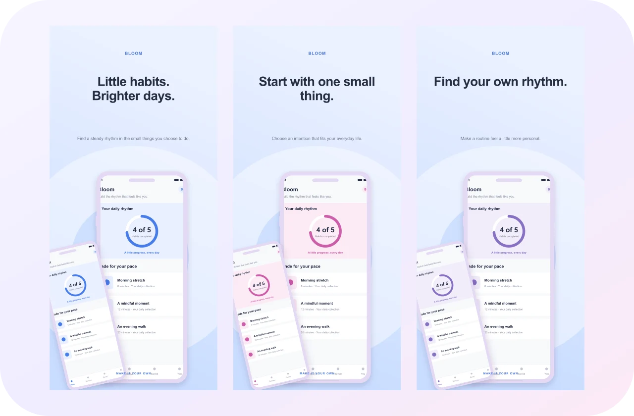 Bloom Habits, original Halo Gallery screenshot sequence
