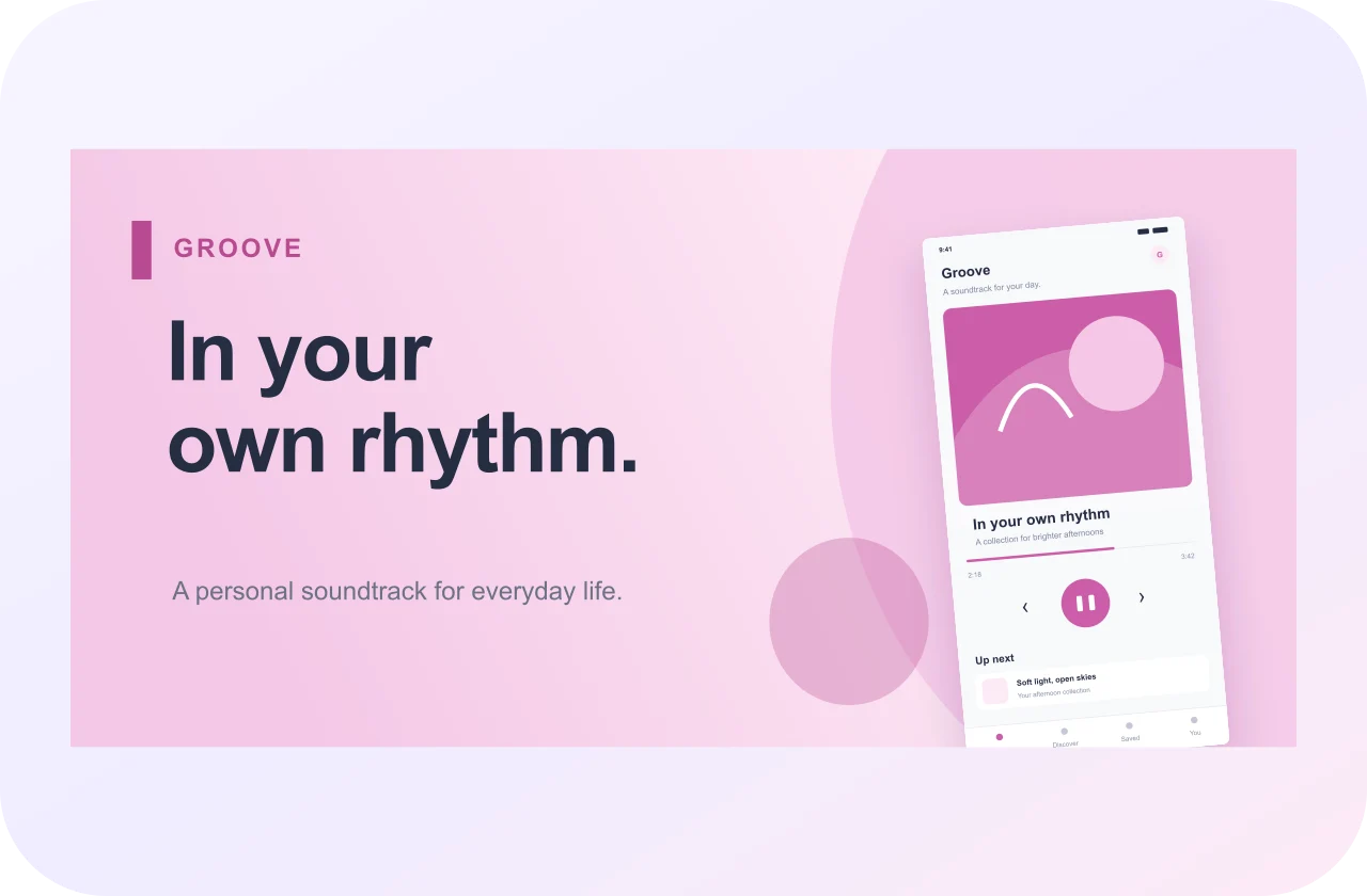 Groove Feature, original Feature Poster screenshot sequence